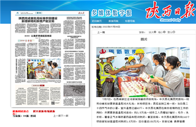 恒峰G22西北集团珑樾府项目高温慰问——《陕西日报》